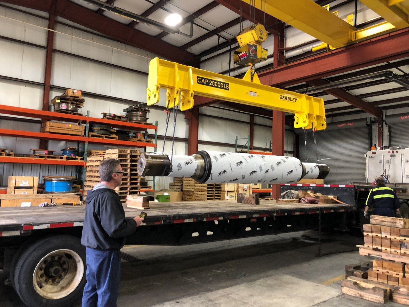 Manually Operated Lifting Devices for Mill Roll Handling Bradley Lifting